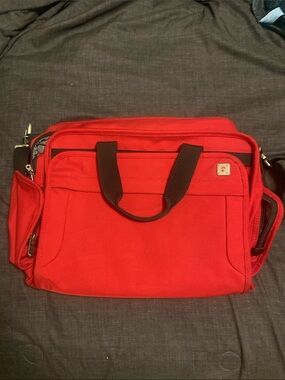 Victorinox by Swiss Army Knife Red Travel Bag with Black Handles